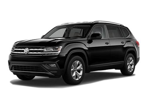 Deep Black Pearl 2019 Volkswagen Atlas 3.6L SE w/Technology
