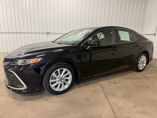 Midnight Black Metallic 2023 Toyota Camry LE