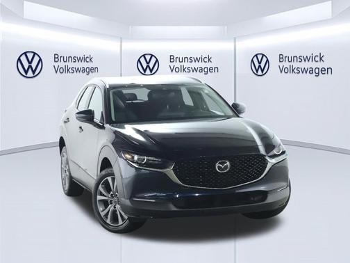 Deep Crystal Blue Mica 2023 Mazda CX-30 2.5 S Preferred Package