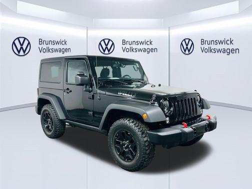 Black Clearcoat 2018 Jeep Wrangler JK Willys Wheeler W