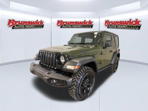 Sarge Green Clearcoat 2021 Jeep Wrangler Sport S