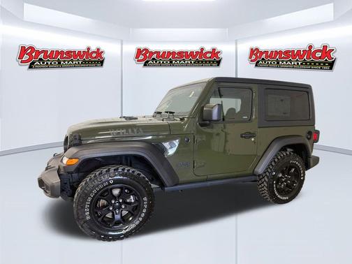 Sarge Green Clearcoat 2021 Jeep Wrangler Sport S