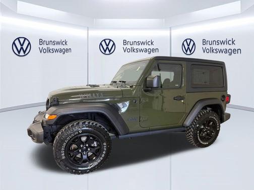 Sarge Green Clearcoat 2021 Jeep Wrangler Sport S