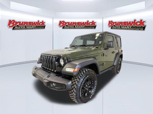 Sarge Green Clearcoat 2021 Jeep Wrangler Sport S