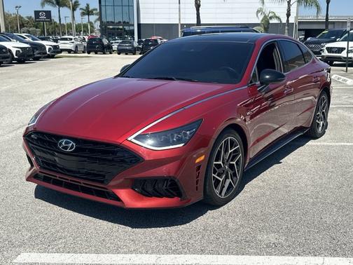 Red 2023 Hyundai SONATA N Line