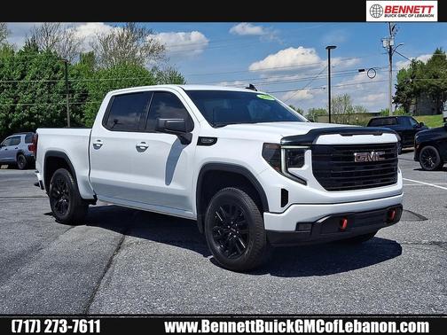 Summit White 2025 GMC Sierra 1500 Elevation