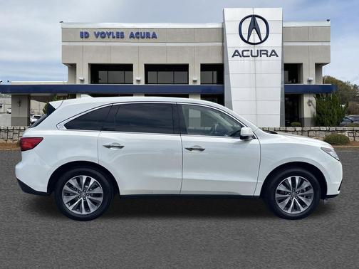 White Diamond Pearl 2016 Acura MDX w/Tech