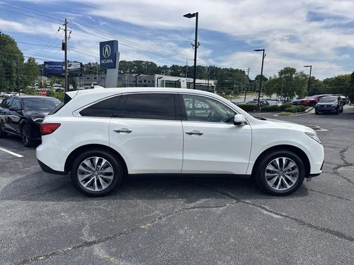 White Diamond Pearl 2016 Acura MDX w/Tech