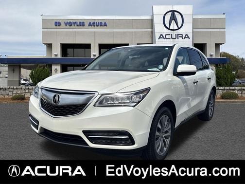 White Diamond Pearl 2016 Acura MDX w/Tech