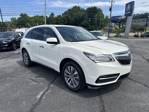 White Diamond Pearl 2016 Acura MDX w/Tech