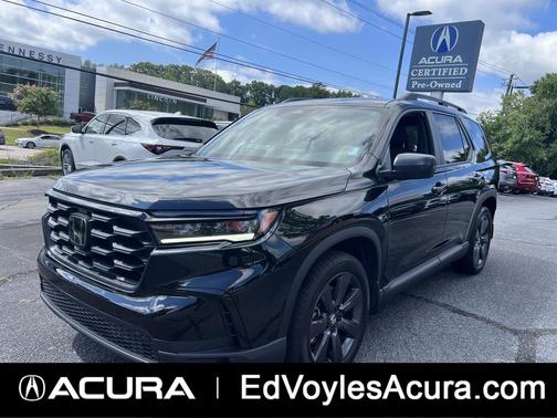 Crystal Black Pearl 2025 Honda Pilot Sport