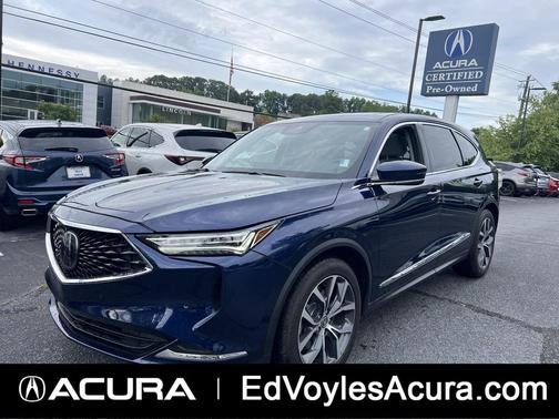 Fathom Blue Pearl 2023 Acura MDX w/Technology Package