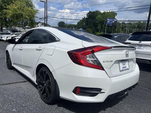 Platinum White Pearl 2020 Honda Civic Sport