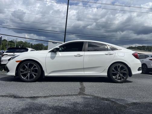 Platinum White Pearl 2020 Honda Civic Sport