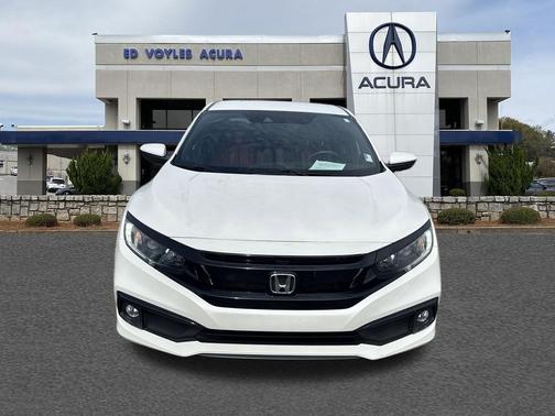 Platinum White Pearl 2020 Honda Civic Sport