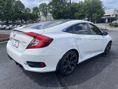 Platinum White Pearl 2020 Honda Civic Sport