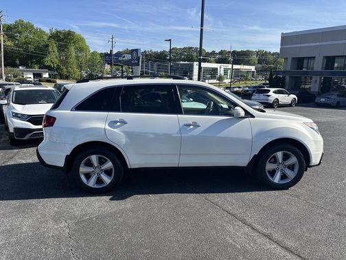 Aspen White Pearl 2013 Acura MDX 3.7L Technology