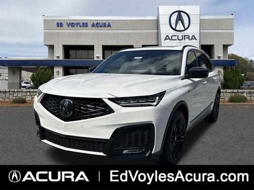Platinum White Pearl 2026 Acura MDX w/A-Spec Advance Package