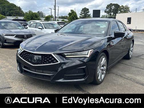 Majestic Black Pearl 2023 Acura TLX Technology