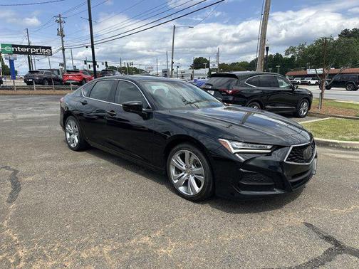 Majestic Black Pearl 2023 Acura TLX Technology