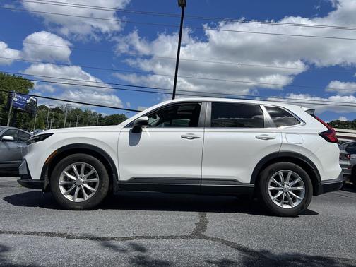Platinum White Pearl 2025 Honda CR-V EX