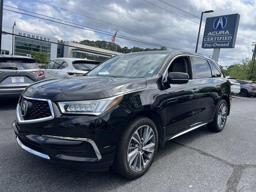 Crystal Black Pearl 2017 Acura MDX w/Technology Pkg