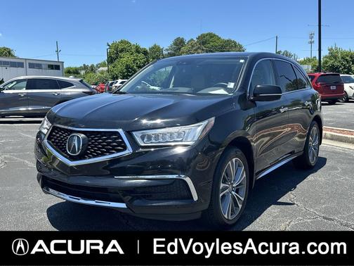 Crystal Black Pearl 2017 Acura MDX w/Technology Pkg