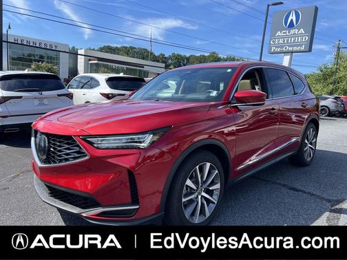 Performance Red Pearl 2025 Acura MDX w/Technology Package