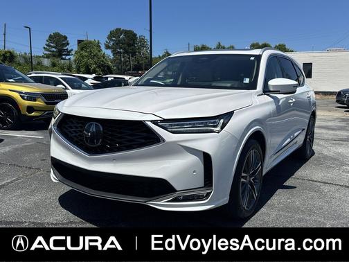 Platinum White Pearl 2025 Acura MDX w/Advance Package