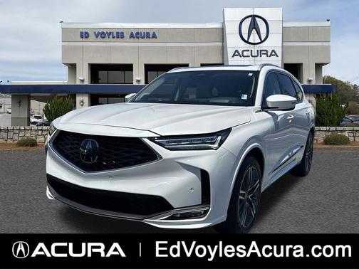 Platinum White Pearl 2025 Acura MDX w/Advance Package