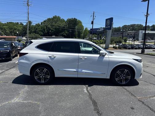 Platinum White Pearl 2025 Acura MDX w/Advance Package
