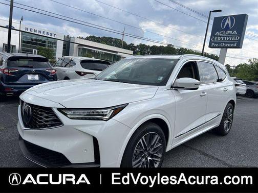 Platinum White Pearl 2025 Acura MDX w/Advance Package