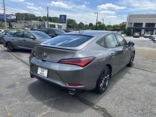Liquid Carbon Metallic 2025 Acura Integra w/A-Spec Package