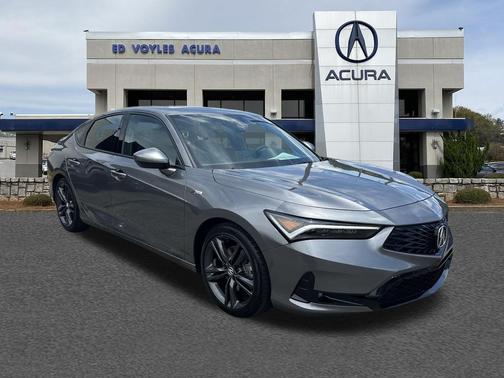 Liquid Carbon Metallic 2025 Acura Integra w/A-Spec Package