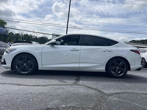Platinum White Pearl 2024 Acura Integra w/A-Spec Package