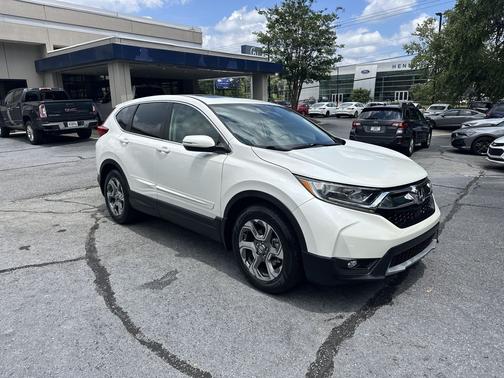 White Diamond Pearl 2018 Honda CR-V EX-L