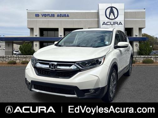 White Diamond Pearl 2018 Honda CR-V EX-L