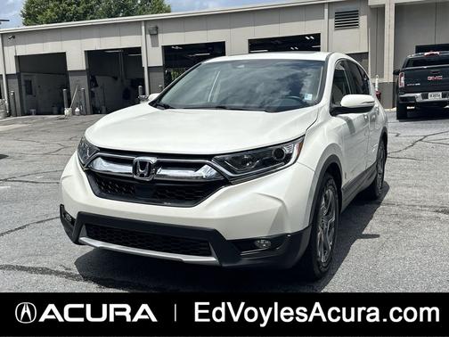 White Diamond Pearl 2018 Honda CR-V EX-L