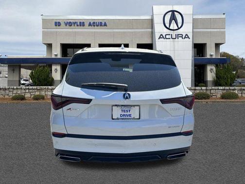 Platinum White Pearl 2026 Acura MDX w/A-Spec Advance Package