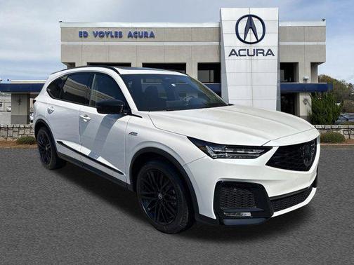 Platinum White Pearl 2026 Acura MDX w/A-Spec Advance Package