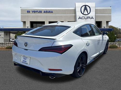 Platinum White Pearl 2026 Acura Integra w/A-Spec Package