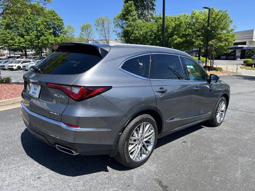 Liquid Carbon Metallic 2024 Acura MDX w/Advance Package