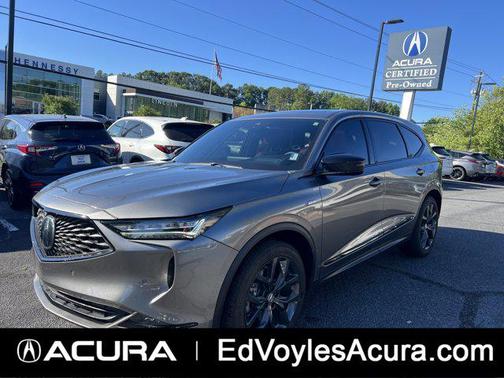 Liquid Carbon Metallic 2024 Acura MDX w/A-Spec Package