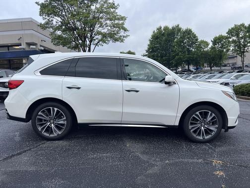 White Diamond Pearl 2019 Acura MDX w/Technology Pkg