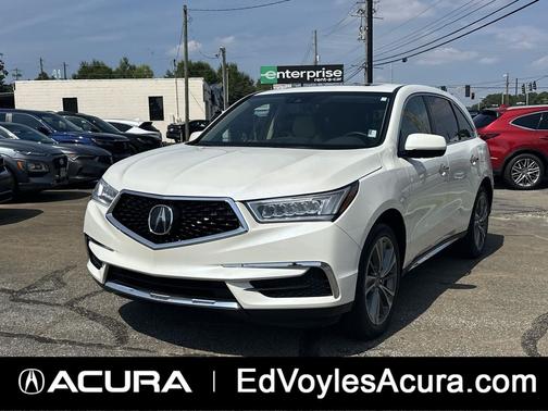 White Diamond Pearl 2019 Acura MDX w/Technology Pkg
