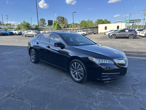 Crystal Black Pearl 2015 Acura TLX V6 Tech
