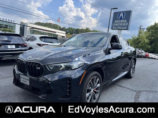 Carbon Black Metallic 2025 BMW X6 M60i