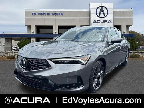 Liquid Carbon Metallic 2025 Acura Integra w/A-Spec Package