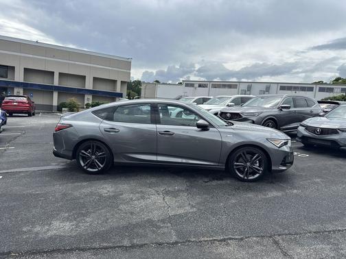 Liquid Carbon Metallic 2025 Acura Integra w/A-Spec Package