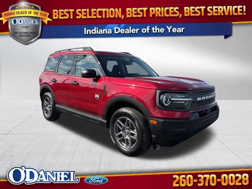 Ruby Red Met Tinted CC 2025 Ford Bronco Sport Big Bend